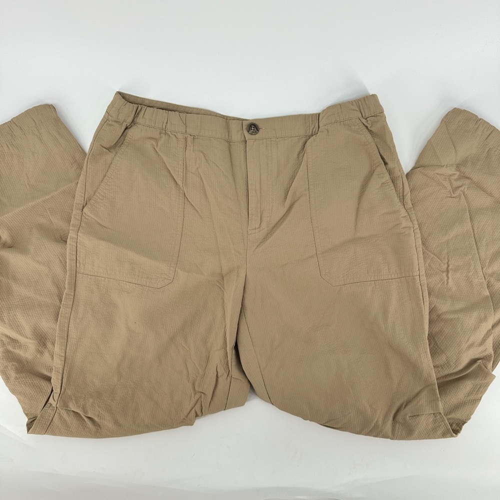 Find Me Now Brown Cropped Baggy Cargo Trendy Streetwear Pants